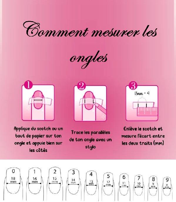 Kit 24 pièces. Carré court blancs, tigré et feuilles, 12 tailles de 0 à 11. Réutilisables, Press-on nails, faux ongles. Finition brillante